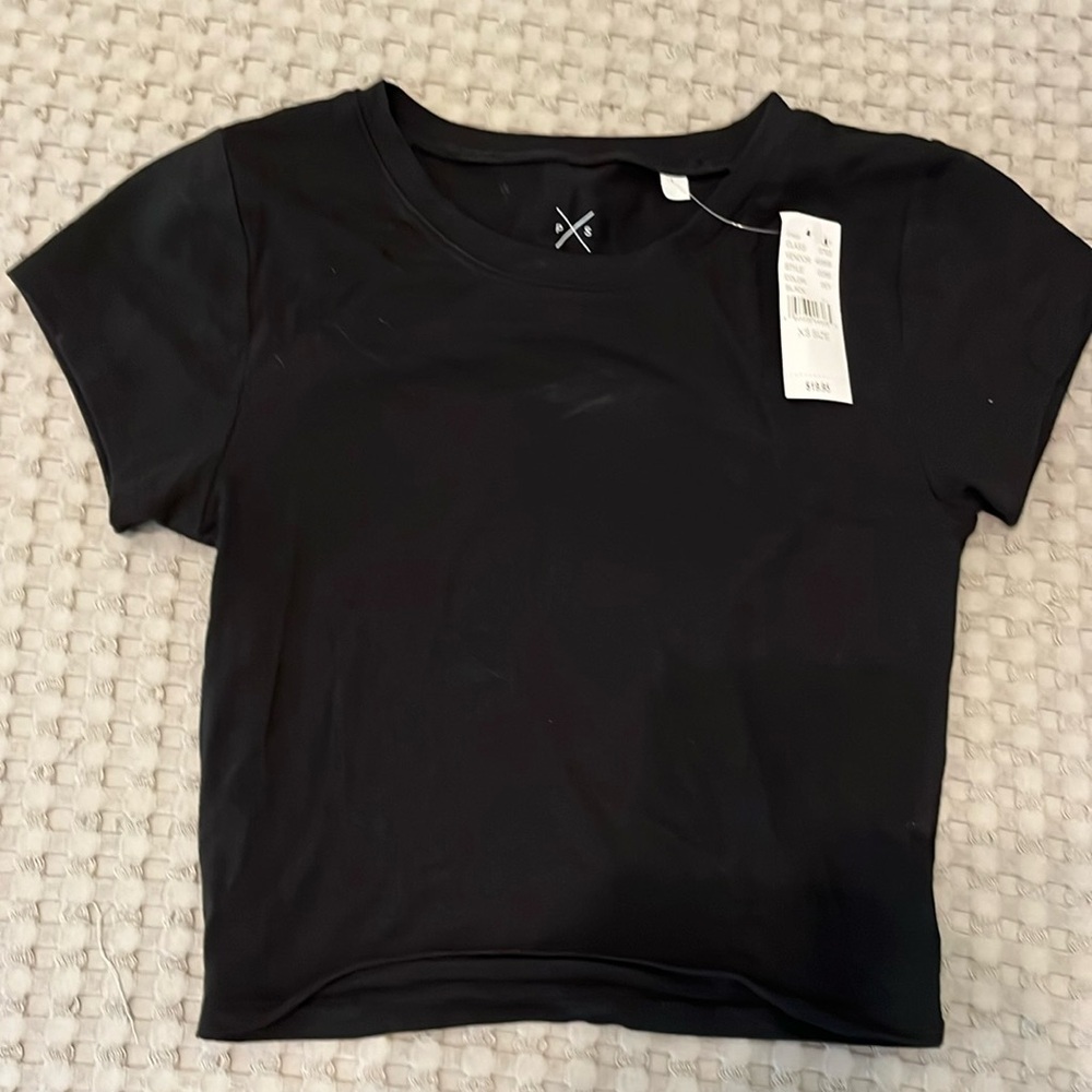 Black PacSun Crop T-X Small